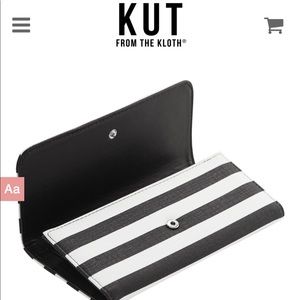 NWT Kut From The Kloth Striped Wallet